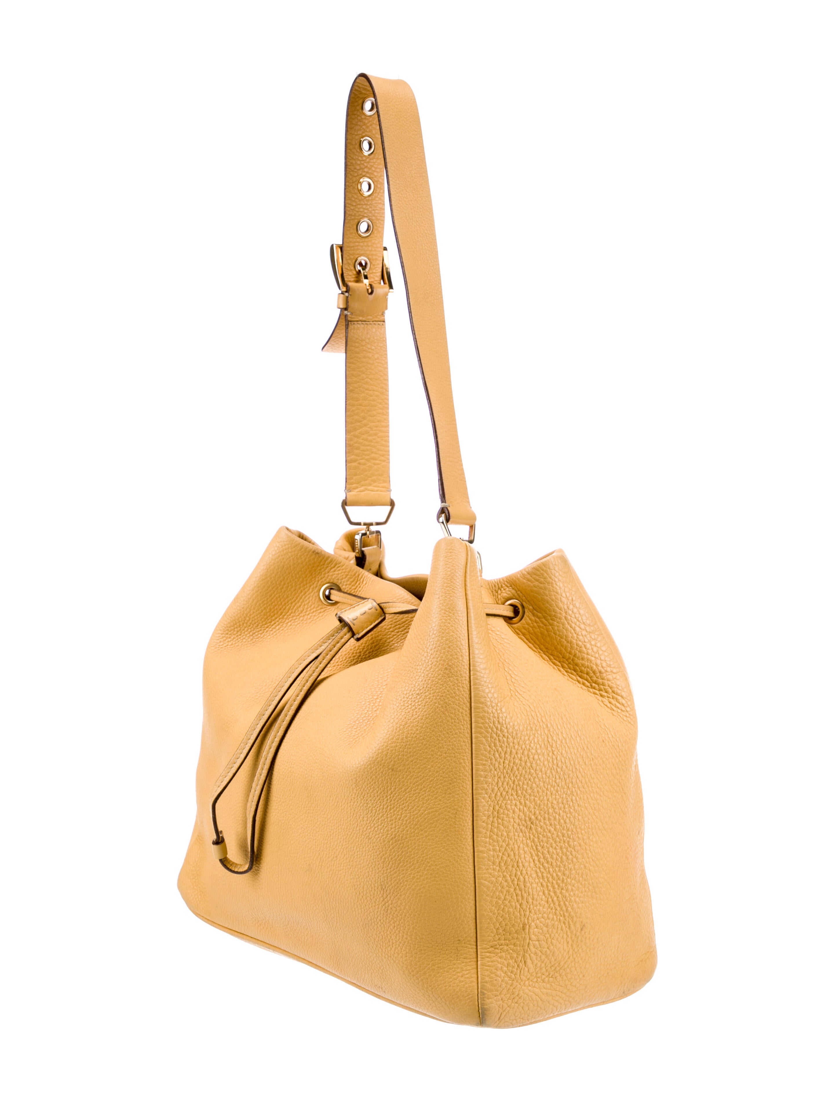 Prada Vitello Daino Bucket Bag